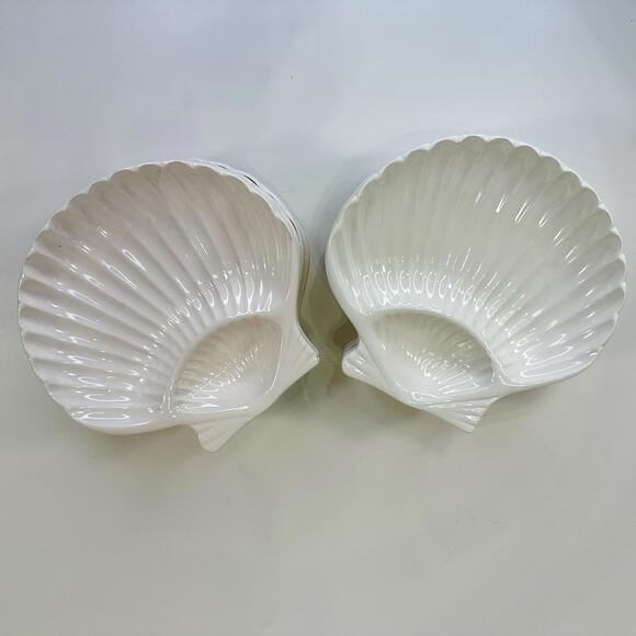 Vintage Ceramic Shell Sushi Dishes Japan, Set of 10 - Picture 2 of 8